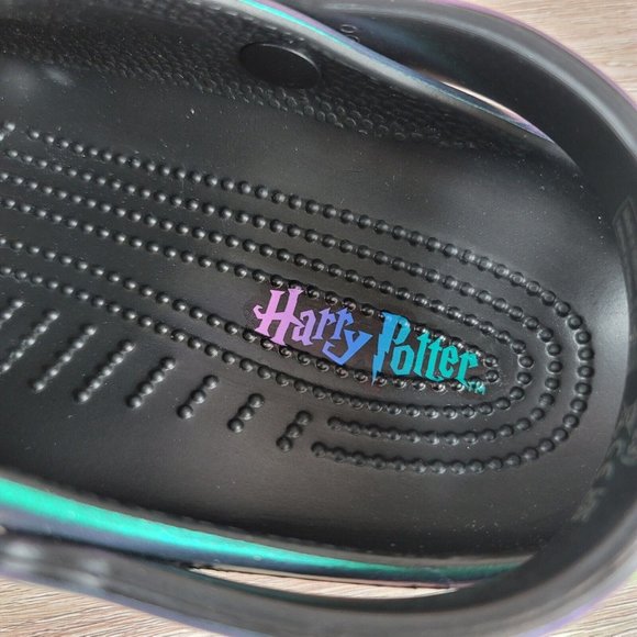 NEW Crocs X Harry Potter Classic Clogs Men's Size 12 Voldemort GLOW IN THE DARK - Picture 10 of 12